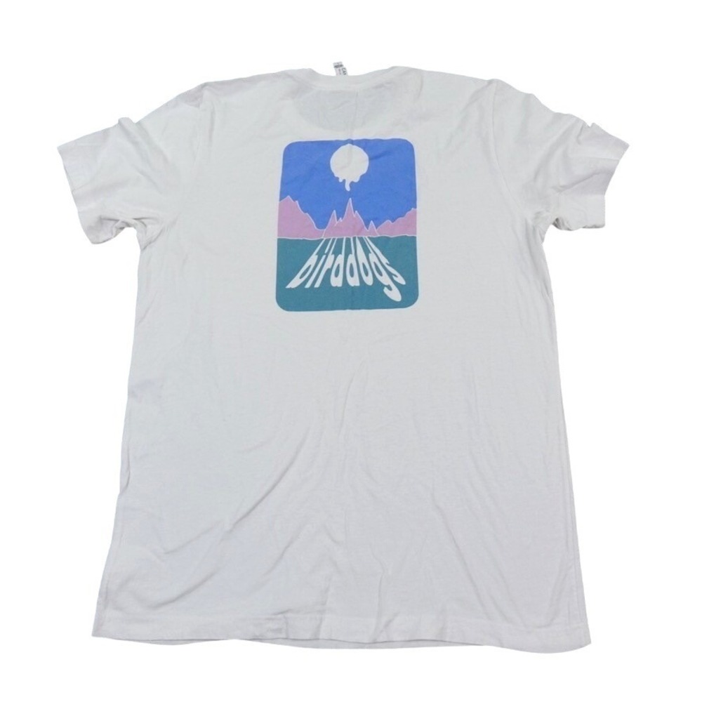 Birddogs Canvas Graphic T Shirt Mens Large White Logo Streetwear Outdoor Skater